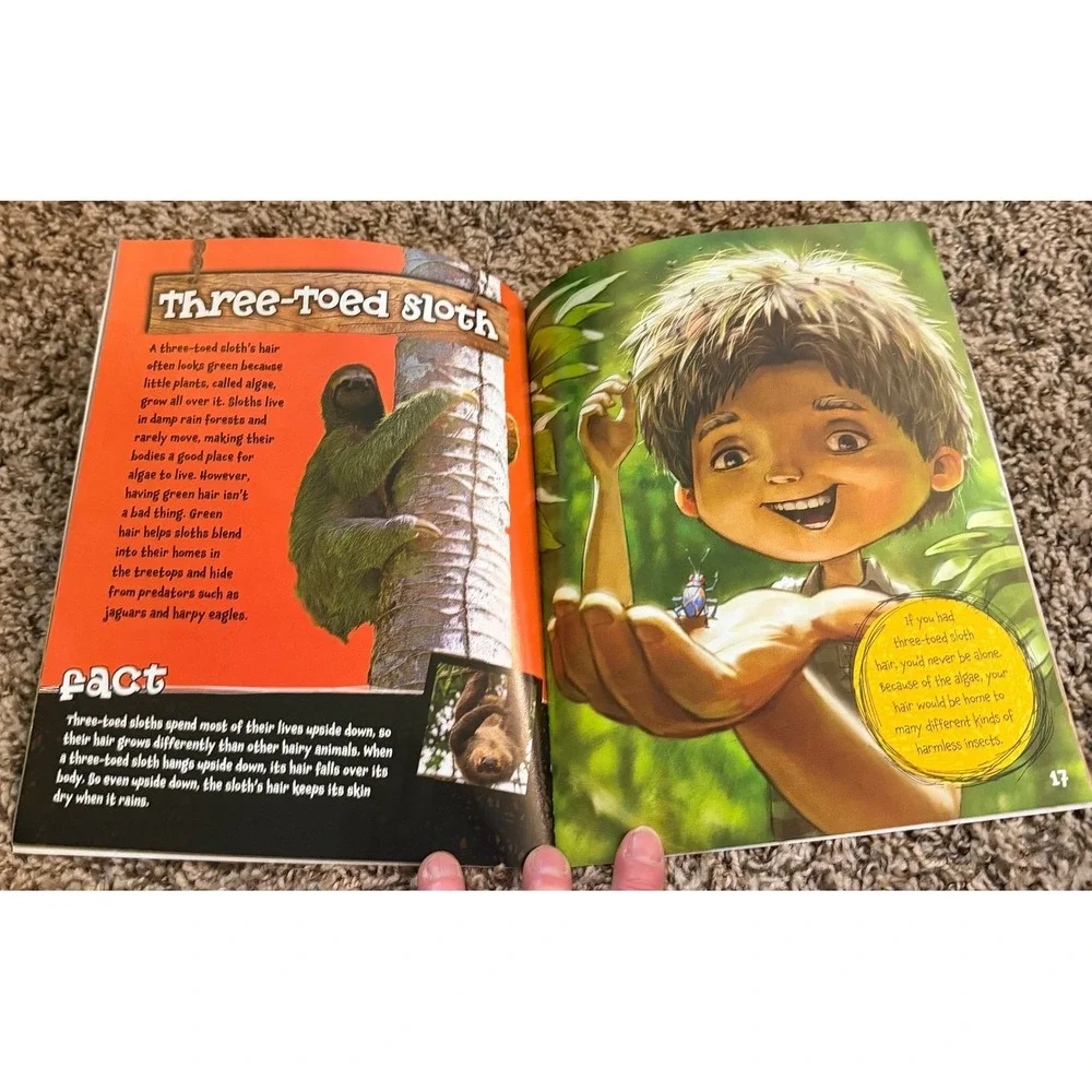 Scholastic-What If You Had Animal Teeth? & What If Yo Had Animal Hair? Books